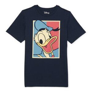 Disney Donald Duck Boys Graphic T-Shirt, CrewNeck, Short-Sleeve, Navy